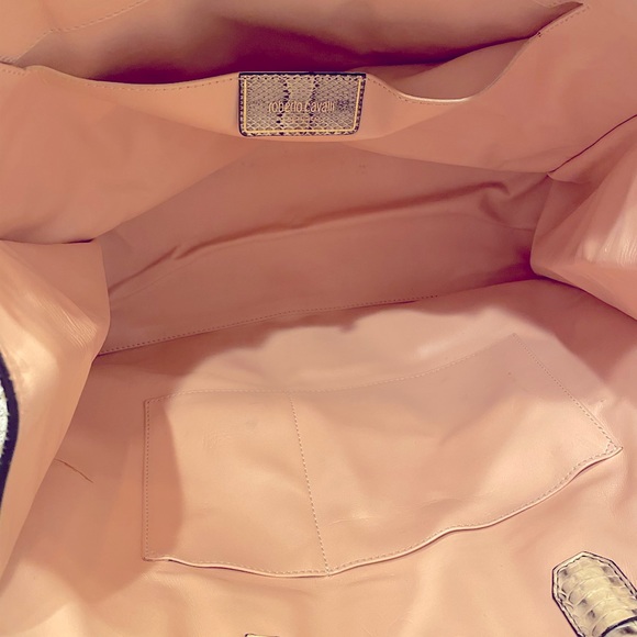 Roberto Cavalli Python Large Tote Bag - Picture 3 of 3